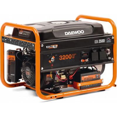 Daewoo GDA 3500E generator benzynowy - 2800 W, 18 L, czarny/pomarańczowy - Generator Daewoo GDA 3500E generator benzynowy - 2800 W, 18 L, czarny/pomarańczowy - Generator