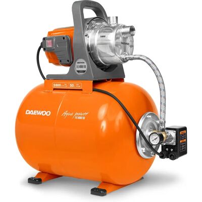 Daewoo DAS 4000/50 Vesipumppu - 3800 l/h, 50L, 1200W - Vesipumppu Daewoo DAS 4000/50 Vesipumppu - 3800 l/h, 50L, 1200W - Vesipumppu