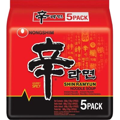 Nongshim Shin Ramyun Instant Noedels - Koreaanse stijl Nongshim Shin Ramyun Instant Noedels - Koreaanse stijl