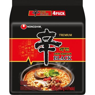 Nongshim Shin Ramyun Black Premium Pittige Ramen - Instant Noedels Nongshim Shin Ramyun Black Premium Pittige Ramen - Instant Noedels