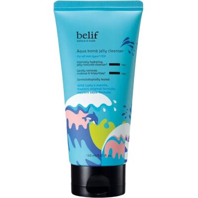 Gel Nettoyant Hydratant Aqua Bomb de Belif - Gel Nettoyant - Publicité Gel Nettoyant Hydratant Aqua Bomb de Belif - Gel Nettoyant - Publicité