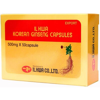 Ginseng Coreano IL HWA 50 cápsulas - Apoyo Energético Ginseng Coreano IL HWA 50 cápsulas - Apoyo Energético