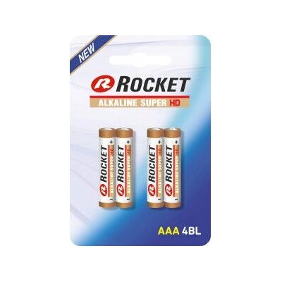 Rocket LR03 - Piles alcalines AAA - Pack de 4 Rocket LR03 - Piles alcalines AAA - Pack de 4