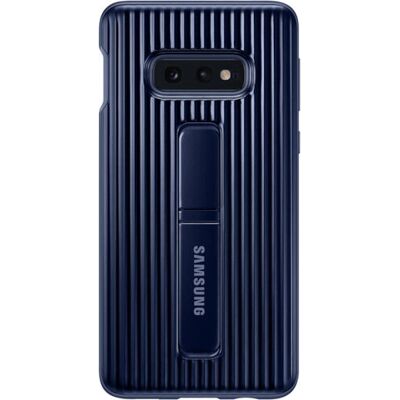 Samsung Galaxy S10e Blauwe Beschermingsstand Cover - Telefoonhoesje Samsung Galaxy S10e Blauwe Beschermingsstand Cover - Telefoonhoesje