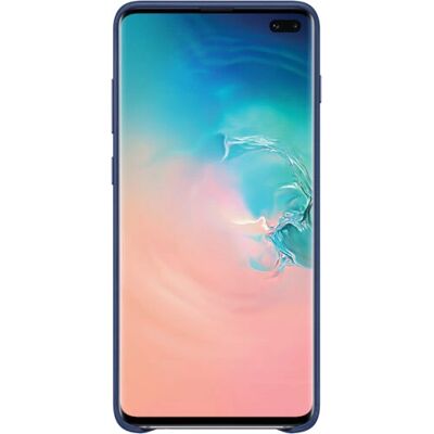 Étui en cuir Samsung EF-VG975 - Bleu - Galaxy S10+ - Publicité Étui en cuir Samsung EF-VG975 - Bleu - Galaxy S10+ - Publicité