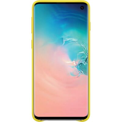 Samsung G973F Lederen Telefoonhoes - Geel Samsung G973F Lederen Telefoonhoes - Geel