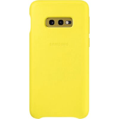 Samsung EF-VG970 Nahkainen Puhelimen Tuki - Keltainen Samsung EF-VG970 Nahkainen Puhelimen Tuki - Keltainen