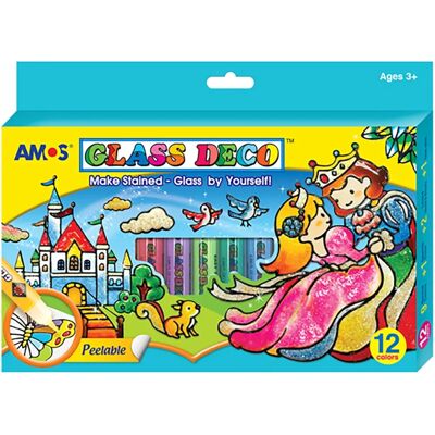 Amos Üvegdekorfestékek 12 Szín Amos Üvegdekorfestékek 12 Szín