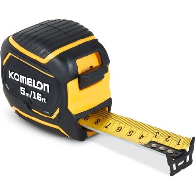 Komelon PWB52E Compact Tape Measure - 5m, 32mm, Durable Komelon PWB52E Compact Tape Measure - 5m, 32mm, Durable