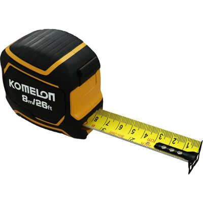 Komelon PWB82E Compact Measuring Tape - 8m/26ft - 32mm - EC Class II Komelon PWB82E Compact Measuring Tape - 8m/26ft - 32mm - EC Class II