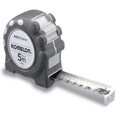 Komelon Modèle INOX RUBBER 5 mx 19 mm - Mètre ruban - Publicité Komelon Modèle INOX RUBBER 5 mx 19 mm - Mètre ruban - Publicité