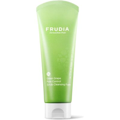 FRUDIA Green Grape Pore Control Scrub Cleansing Foam - Pore Tightening FRUDIA Green Grape Pore Control Scrub Cleansing Foam - Pore Tightening