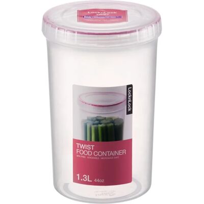 Lock & Lock Round Container - Clear - 1.3L Food Container Lock & Lock Round Container - Clear - 1.3L Food Container