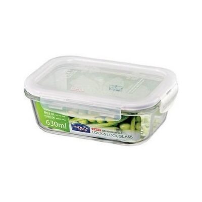 Lock & Lock LLG428 Food Storage Container - Rectangular - 0.63L Lock & Lock LLG428 Food Storage Container - Rectangular - 0.63L