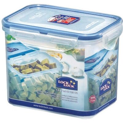 Lock & Lock HPL 812 Food Storage Container - Airtight, 1L Lock & Lock HPL 812 Food Storage Container - Airtight, 1L