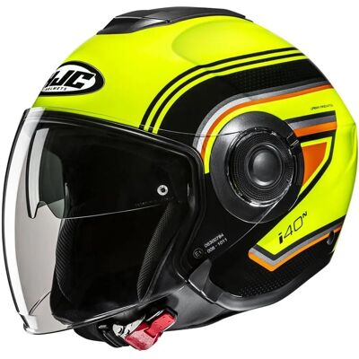 Casco HJC i40N Linia MC3H Giallo/Nero/Arancione Brillante - Casco Casco HJC i40N Linia MC3H Giallo/Nero/Arancione Brillante - Casco