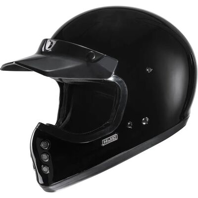 Casco de motocicleta vintage ligero HJC V60 - Negro Casco de motocicleta vintage ligero HJC V60 - Negro