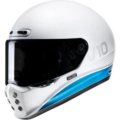 Casque Légèr en Fibre de Verre HJC V10 Tami MC2 M - Équipement de Sécurité Moto - Publicité Casque Légèr en Fibre de Verre HJC V10 Tami MC2 M - Équipement de Sécurité Moto - Publicité