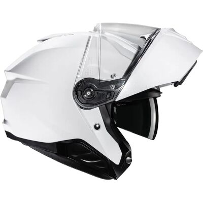 Casque Blanc HJC i91 - Léger, Protection UV - Équipement Moto - Publicité Casque Blanc HJC i91 - Léger, Protection UV - Équipement Moto - Publicité