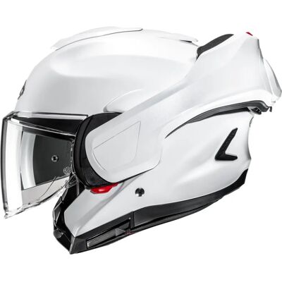 Casco modular HJC F100 blanco perla - Casco de moto Casco modular HJC F100 blanco perla - Casco de moto