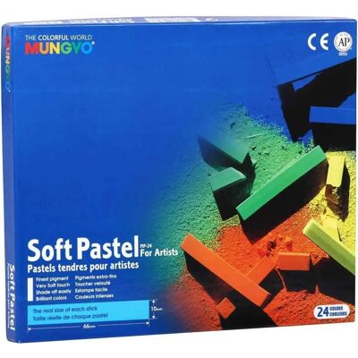 MUNGYO 24 Pastelli Secchi - Materiali Artistici MUNGYO 24 Pastelli Secchi - Materiali Artistici