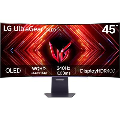 LG UltraGear 45" OLED Curved Gaming Monitor - 240Hz - Black LG UltraGear 45" OLED Curved Gaming Monitor - 240Hz - Black