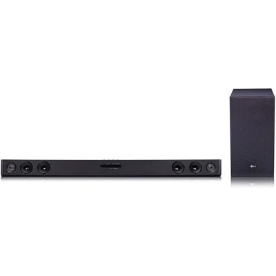 LG SQC2 Barre de son 2.1 canaux 300 W - Noir - Publicité LG SQC2 Barre de son 2.1 canaux 300 W - Noir - Publicité