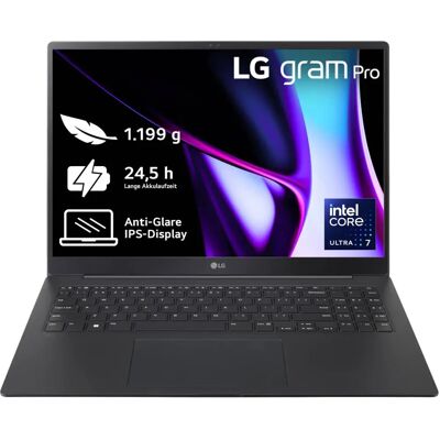 LG Gram Pro 16Z90SP-G.AA78G Laptop - 16 Zoll WQXGA IPS - 16GB RAM - 1TB SSD - Intel Core Ultra 7 - RTX 3050 - Windows 11 LG Gram Pro 16Z90SP-G.AA78G Laptop - 16 Zoll WQXGA IPS - 16GB RAM - 1TB SSD - Intel Core Ultra 7 - RTX 3050 - Windows 11