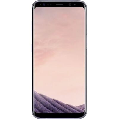 Coque transparente violette Samsung EF-QG950 pour Galaxy S8 - Publicité Coque transparente violette Samsung EF-QG950 pour Galaxy S8 - Publicité