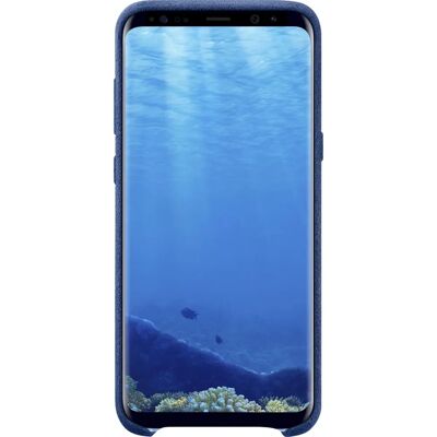 Coque en Alcantara Bleue EF-XG955 Samsung - Publicité Coque en Alcantara Bleue EF-XG955 Samsung - Publicité