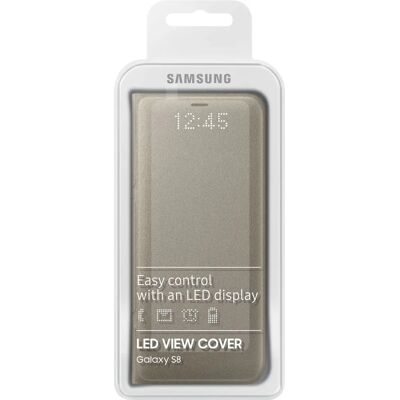 Coque Samsung EF-NG950 Doré - Pour Galaxy S8 - Publicité Coque Samsung EF-NG950 Doré - Pour Galaxy S8 - Publicité