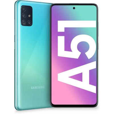 Samsung Galaxy A51 - Écran AMOLED 6,5 pouces - 128GB - 4GB RAM - Bleu - Smartphone - Publicité Samsung Galaxy A51 - Écran AMOLED 6,5 pouces - 128GB - 4GB RAM - Bleu - Smartphone - Publicité