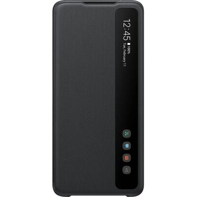 Samsung Galaxy S20 Ultra 5G Clear View Cover Case - Black Samsung Galaxy S20 Ultra 5G Clear View Cover Case - Black