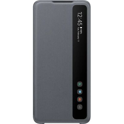 Funda folio gris para Galaxy S20 Ultra - Carcasa Funda folio gris para Galaxy S20 Ultra - Carcasa