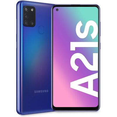 Samsung Galaxy A21s - Smartphone Bleu 6,5" avec Caméra 48MP - Publicité Samsung Galaxy A21s - Smartphone Bleu 6,5" avec Caméra 48MP - Publicité