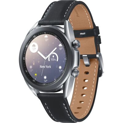 Samsung Galaxy Watch3 - Silber - HR GPS - 41mm - Smartwatch Samsung Galaxy Watch3 - Silber - HR GPS - 41mm - Smartwatch