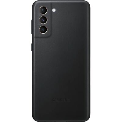 Coque en Cuir Samsung EF-VG996 - Galaxy S21 Plus - Noir - Publicité Coque en Cuir Samsung EF-VG996 - Galaxy S21 Plus - Noir - Publicité