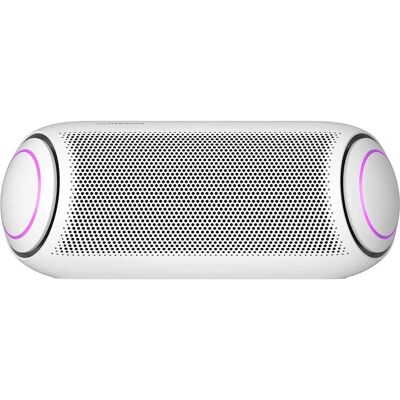 Haut-parleur Bluetooth portable LG PL7 - 30W - Batterie 24h - Blanc - Stéréo portable - Publicité Haut-parleur Bluetooth portable LG PL7 - 30W - Batterie 24h - Blanc - Stéréo portable - Publicité