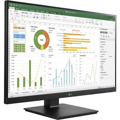 LG 24BN650Y-B 23,8" Full HD LED-skärm - Justerbar fot LG 24BN650Y-B 23,8" Full HD LED-skärm - Justerbar fot