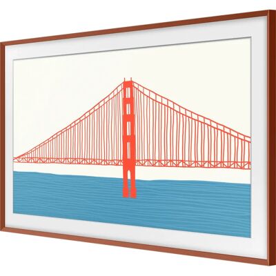 Moldura em terracota para TV 65" Samsung VG-SCFA65TRC/XC Moldura em terracota para TV 65" Samsung VG-SCFA65TRC/XC