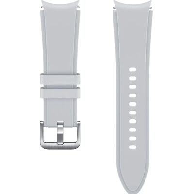 Samsung Galaxy Watch Silber Fluorkautschuk Sportarmband Samsung Galaxy Watch Silber Fluorkautschuk Sportarmband