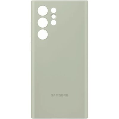 Samsung Galaxy S22 Ultra Oliivinvihreä Silikoni-Fodral - Suojaus Samsung Galaxy S22 Ultra Oliivinvihreä Silikoni-Fodral - Suojaus