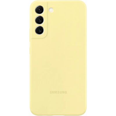 Samsung Gelb Silikonhülle für Galaxy S22+ Samsung Gelb Silikonhülle für Galaxy S22+