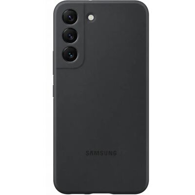 Coque en silicone Galaxy S22 - Noir - Publicité Coque en silicone Galaxy S22 - Noir - Publicité
