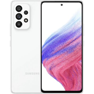 Samsung Galaxy A53 5G - Smartphone 6,5" - Blanc - Android 12 - Publicité Samsung Galaxy A53 5G - Smartphone 6,5" - Blanc - Android 12 - Publicité