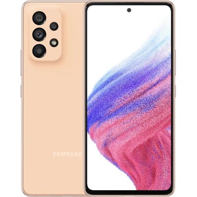 Samsung Galaxy A53 5G - Peach - 128GB - Dual-SIM Samsung Galaxy A53 5G - Peach - 128GB - Dual-SIM