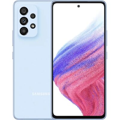 Samsung Galaxy A53 5G - 128GB - Bleu - Smartphone - Publicité Samsung Galaxy A53 5G - 128GB - Bleu - Smartphone - Publicité