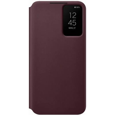 Étui à rabat Burgundy EF-ZS906C pour Galaxy S22+ - Publicité Étui à rabat Burgundy EF-ZS906C pour Galaxy S22+ - Publicité