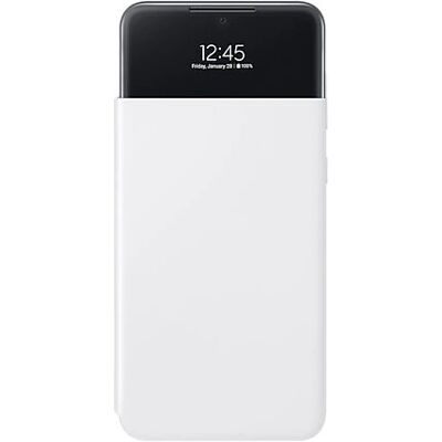 Coque portefeuille intelligente Galaxy A33 5G - Blanc - Publicité Coque portefeuille intelligente Galaxy A33 5G - Blanc - Publicité