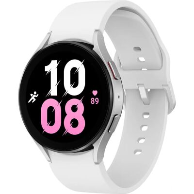 Samsung Galaxy Watch5 - 44mm Silver Smartwatch with Fitness Tracking Samsung Galaxy Watch5 - 44mm Silver Smartwatch with Fitness Tracking